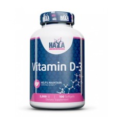 HAYA Labs VITAMIN D 5000 IU, 100 kapsula HAYA Labs VITAMIN D 5000 IU, 100 kapsula