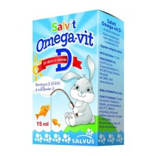 SALVIT OMEGA 3 + VITAMIN D kapi 15ml SALVIT OMEGA 3 + VITAMIN D kapi 15ml
