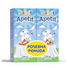 SALVIT APETIT sirup 150ml 1+1 GRATIS SALVIT APETIT sirup 150ml 1+1 GRATIS