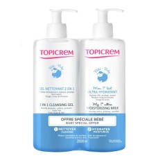 TOPICREM BABY 2u1 gel za pranje tijela i vlasišta 500ml + TOPICREM BABY hidratantno mlijeko 500ml - PROMO TOPICREM BABY 2u1 gel za pranje tijela i vlasišta 500ml + TOPICREM BABY hidratantno mlijeko 500ml - PROMO