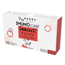 Herba Medica IMUNO CARE Immunell 4 nukleotida + Cink + Vitamin C kapsule a 30 Herba Medica IMUNO CARE Immunell 4 nukleotida + Cink + Vitamin C kapsule a 30