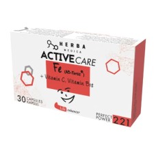 Herba Medica ACTIVE CARE Fe + Vitamin C + Vitamin B12 kapsule a 30 Herba Medica ACTIVE CARE Fe + Vitamin C + Vitamin B12 kapsule a 30